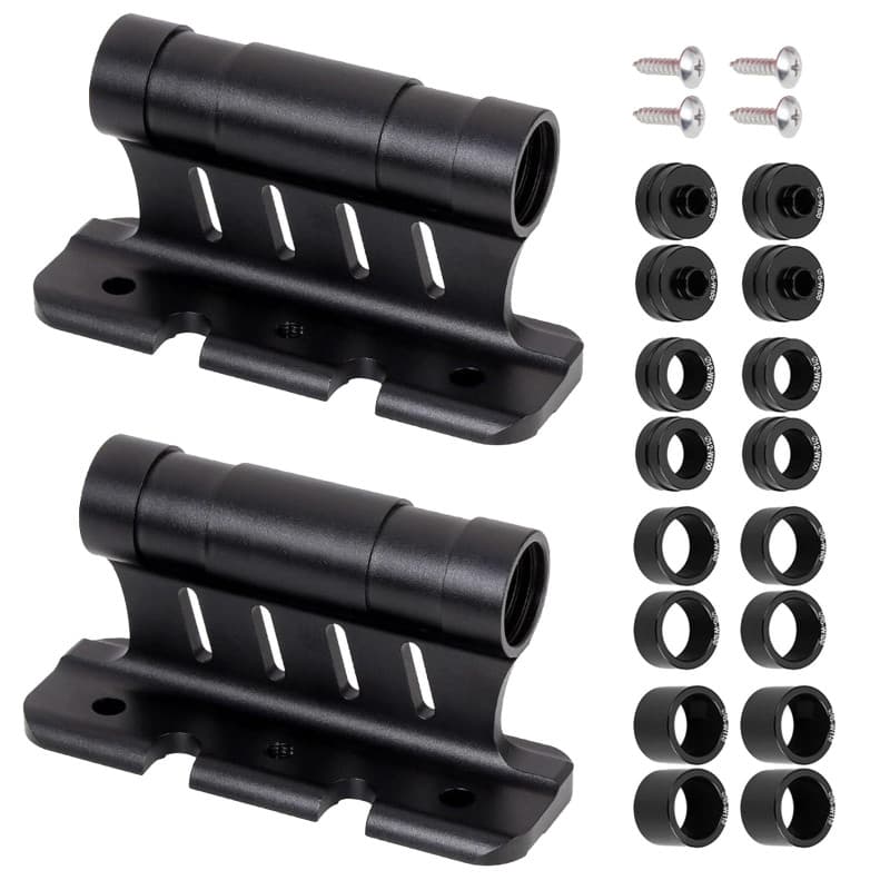 2 Pièces Support de Fixation de Fourche de Vélo avec Blocage Rapide pour Fourche à vélo pour Camion, Porte-vélo, Remorque pour 5