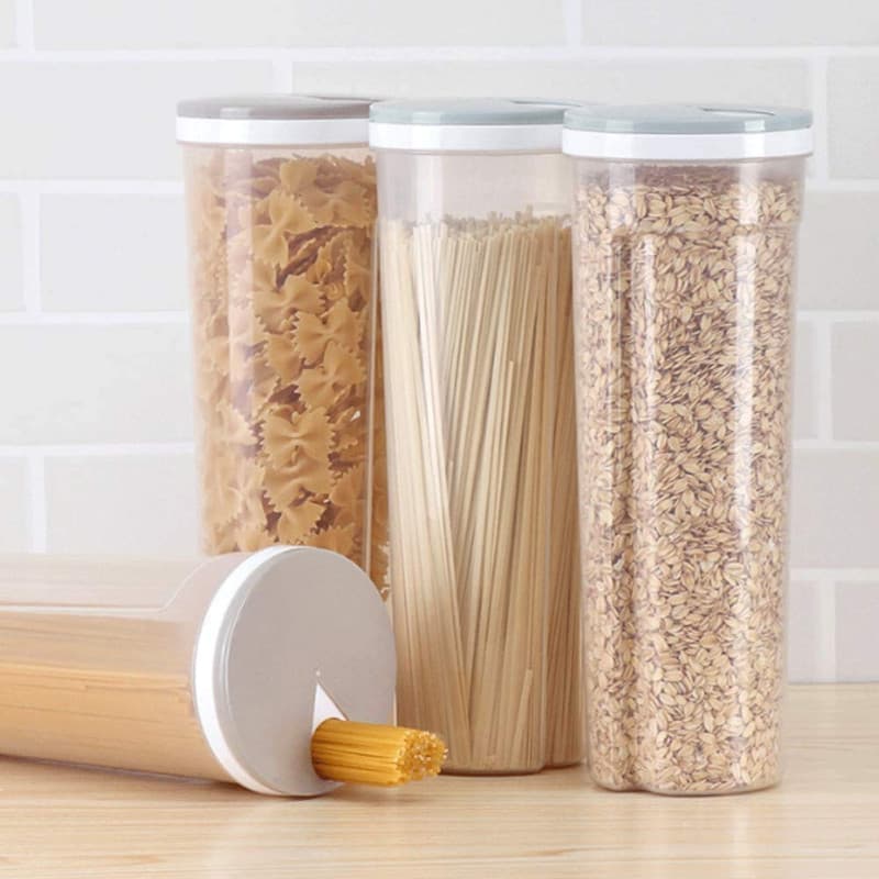 Boîte de rangement pour nouilles pour spaghetti, pâtes, contenants, céréales, collations, contenants de stockage, contenants à g