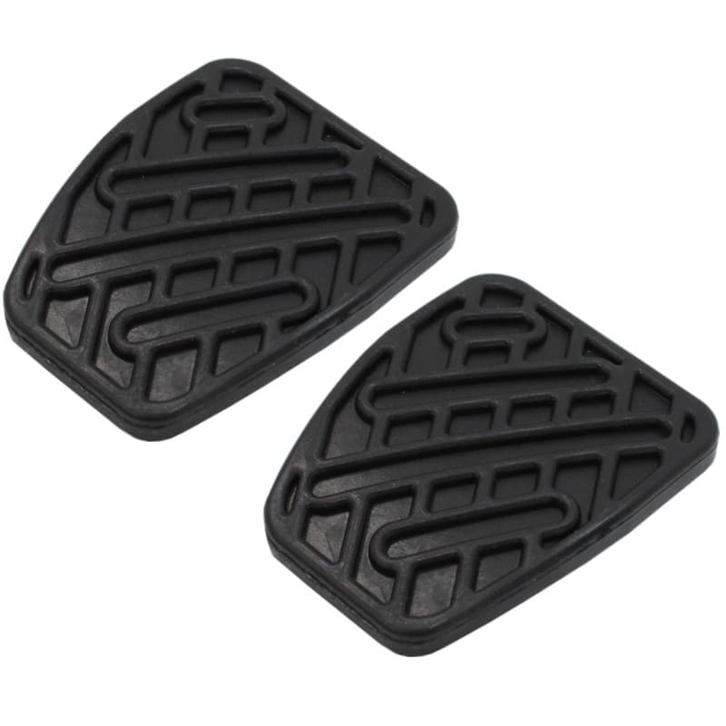 BIAREN Lot de 2 plaquettes de pédale de frein et d'embrayage en caoutchouc pour Nissan Qashqai 2007-2020 (véhicules manuels) 465