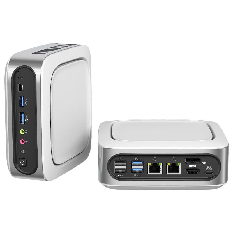 AWOW Mini PC W-11 Pro avec i9-11900H (8 C / 16 T, jusqu'à 4,9 GHz), 32 Go DDR4, 1 to NVMe SSD, Mini-Ordinateur avec Wi-FI 6, BT