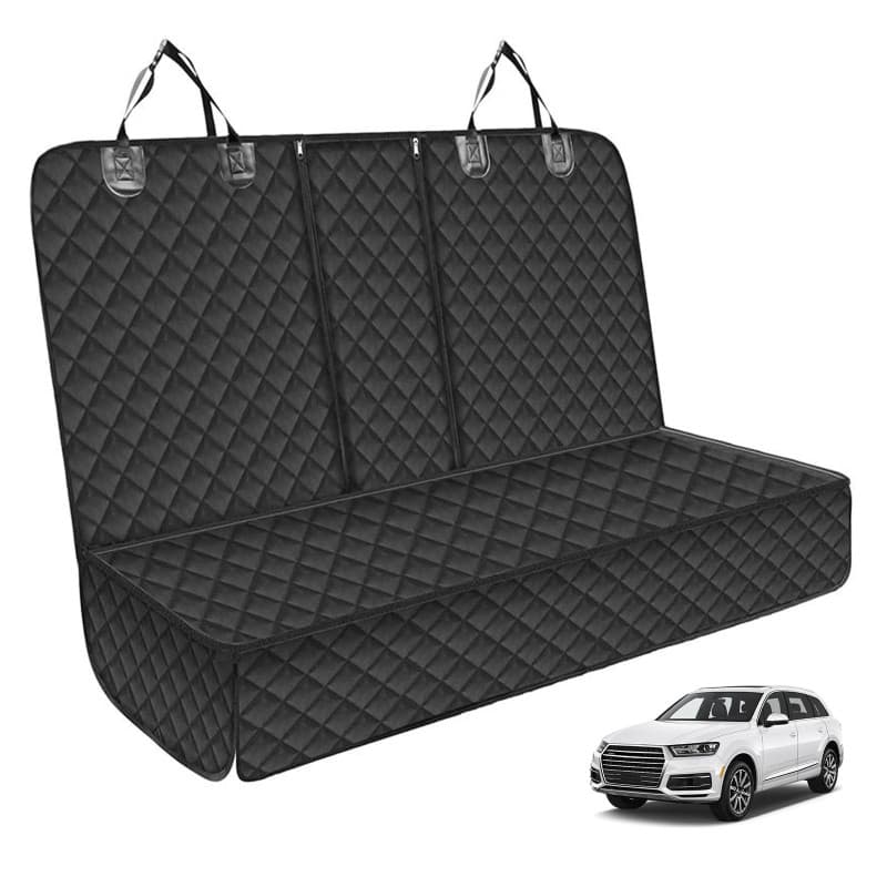 Sporgo Couverture pour chien de voiture pour banquette arrière : imperméable pour chien, housse de siège de voiture, antidérapan