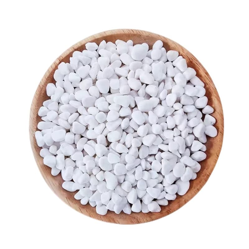 Mini Pierre Blanches 6-9mm Pierres Décoratives Petit Gravier Blanc Galets Blancs Naturels pour Remplissage de Vase,Pots de Fleur