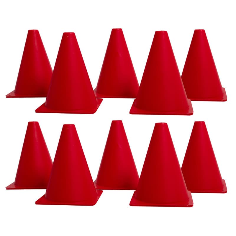 Kolamom Entraînement Cônes de marquage Football Unisex-Youth, Rouge, Eine Größe