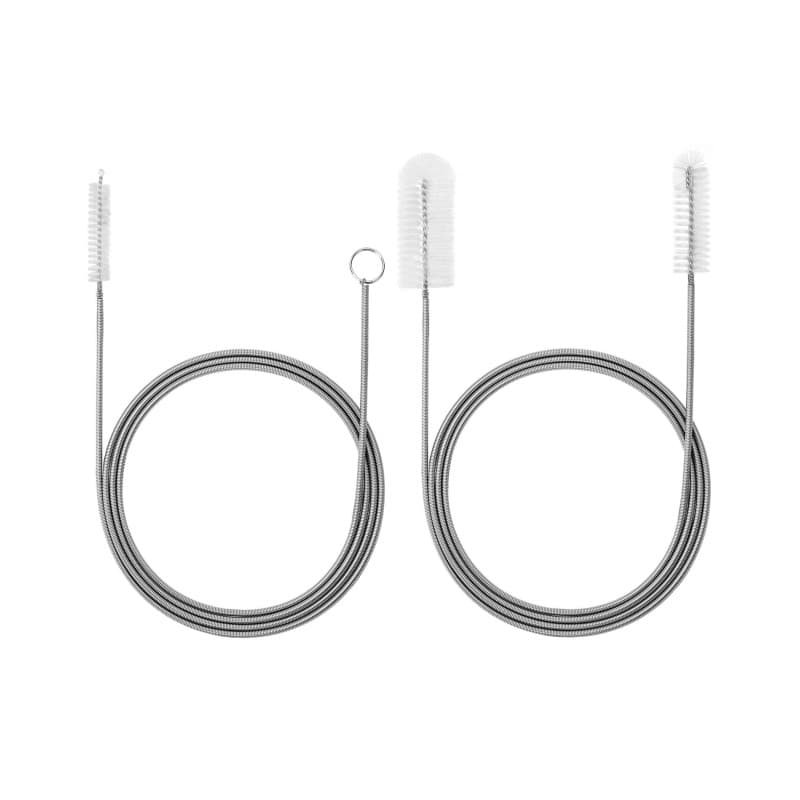 QWORK 2 pièces Brosse de Nettoyage Flexible, Tuyau Brosses de Nettoyage, utilisée pour Nettoyage Aquarium, Trou de vidange de ré