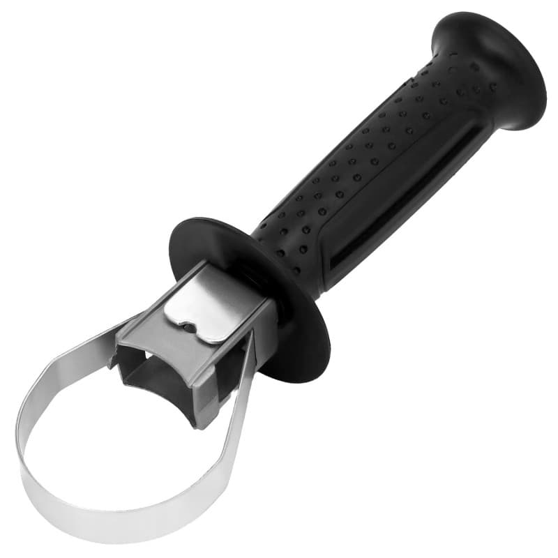 QWORK Poignée Avant de Marteau Électrique, 60-65 mm, pour Perceuse à Percussion 26, Noir, Ergonomique
