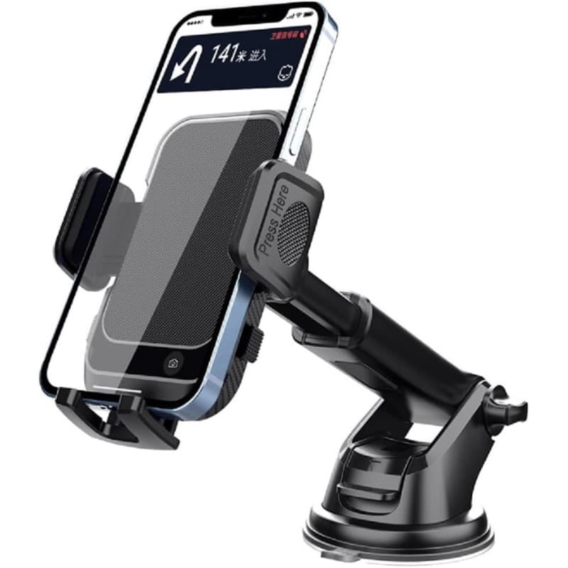 VEDA Support de téléphone de voiture, Accroche Téléphone Portable, Accessoires Voiture, Tableau de Bord, Pare-Brise, Ventouse, S