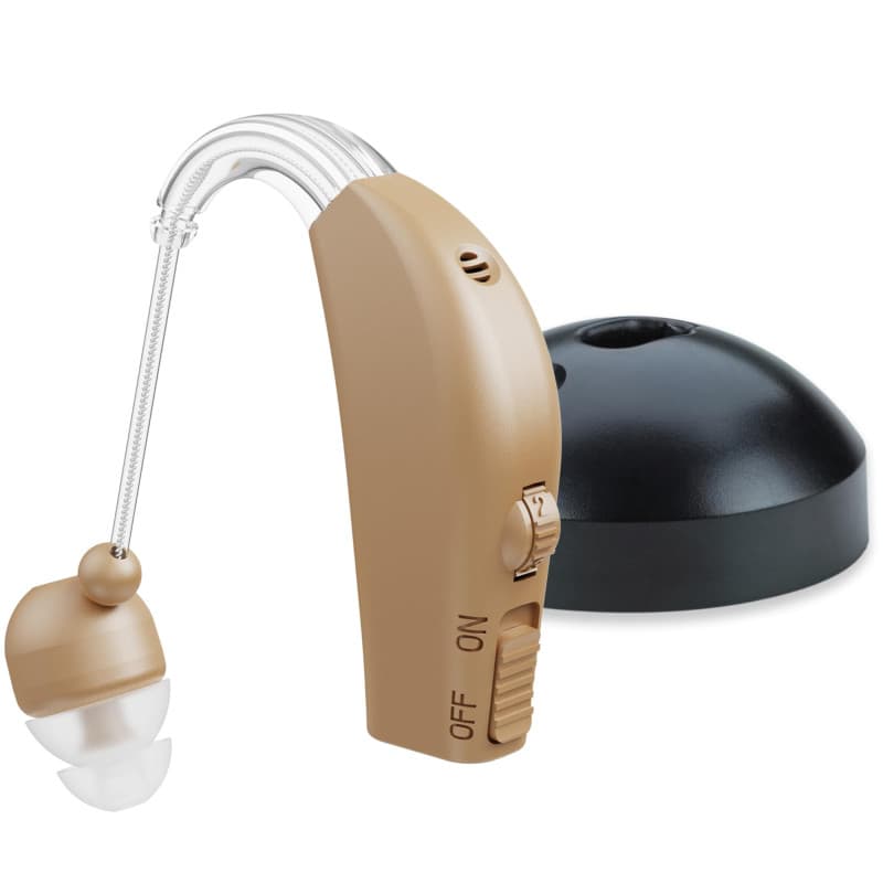 Amplificateur de son amplificateur auditif rechargeable de haute qualité MEDca avec chargeur rapide