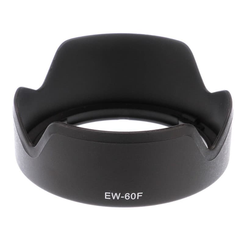 Pare-soleil EW-60F compatible avec Canon EOS R8 R50 avec objectif RF-S 18-150 mm, compatible avec Canon M50ii M100 avec objectif