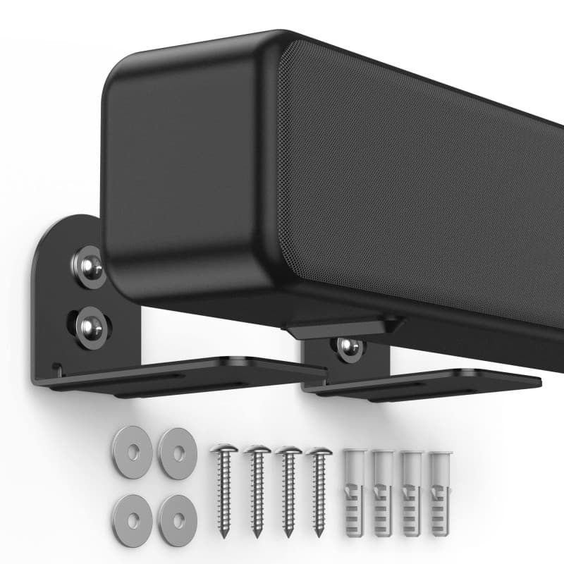 HomeMount Support mural universel pour barre de son – Support réglable pour barre de son pour la plupart des barres de son TV