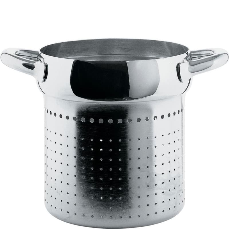Alessi Sg306 Mami Corbeille Ajourée Pour Pasta-set en Acier Inoxydable 18/10 Brillant, Argenté.
