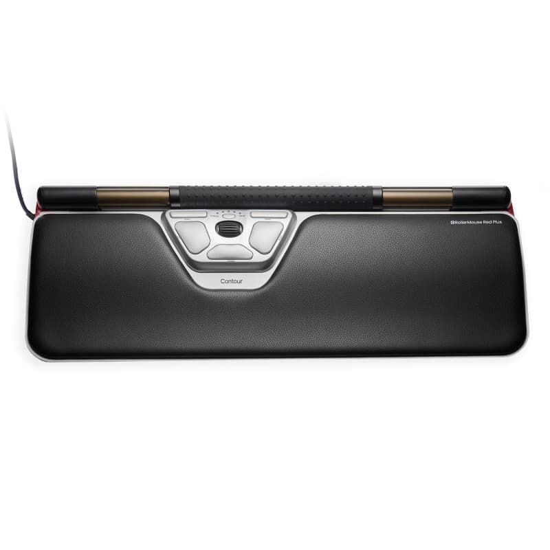 Contour RollerMouse Red Plus – Souris Ergonomique avec Repose-Poignets en Mousse | Idéale pour prévenir Les TMS et soulager Le C