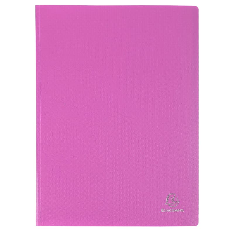 Exacompta - Réf. 8867E - Carton de 8 Protège-documents OPAK - 60 pochettes cristal lisse - 120 vues - pour format A4 - dimension