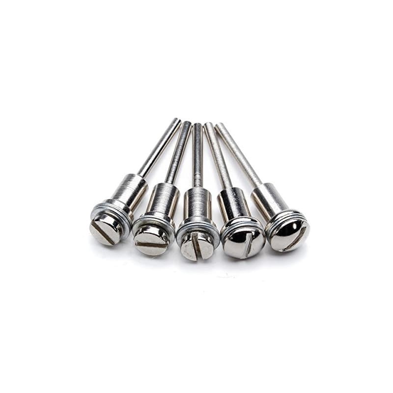 TuToy 5Pcs 1/8 Pouces Mandrins À Vis En Acier À Haute Vitesse De 5,8 Mm Pour Dremel