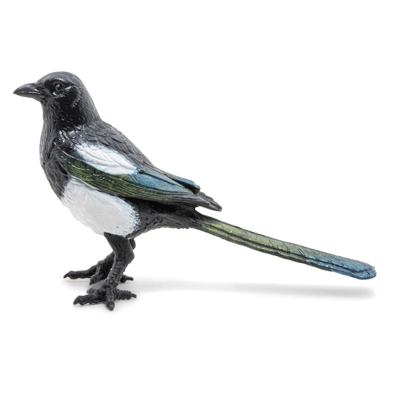 Papo - Figurine Animal Pie, Oiseau Malicieux des Campagnes, Jouet Enfant dès 3 Ans - Exploration de la Faune Ailée et Apprentiss
