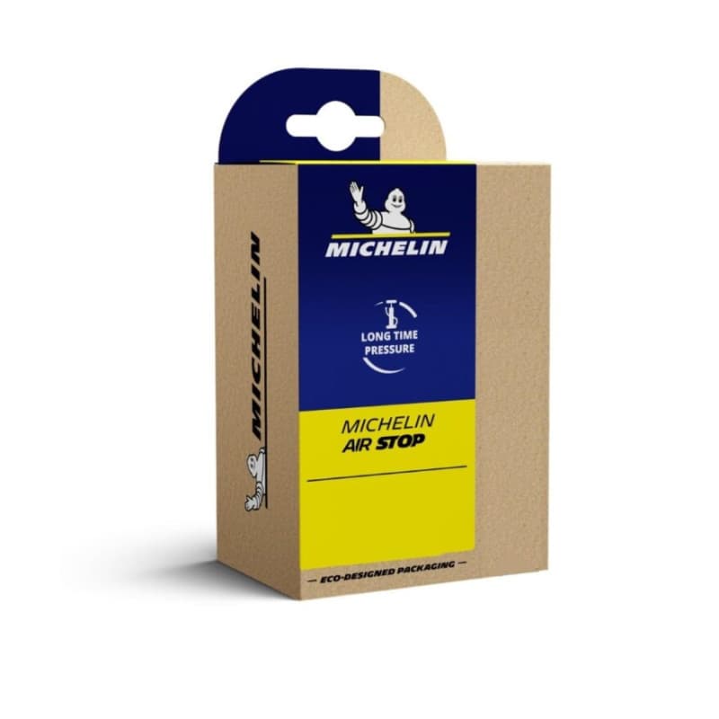 MICHELIN B4 Airstop Camera d'aria Unisex Adulto, Nero, 48 mm