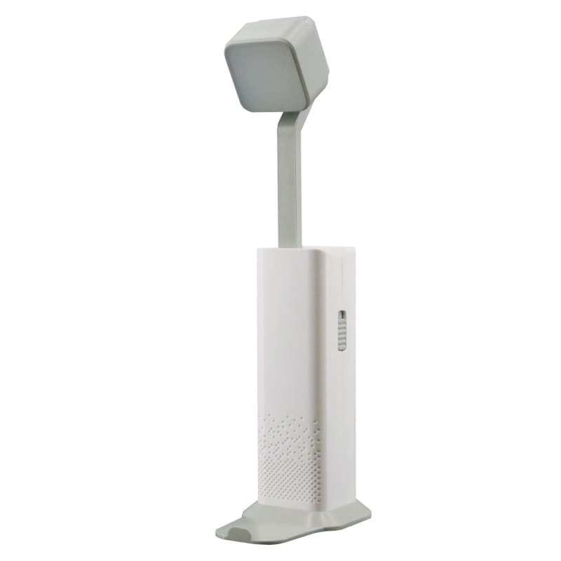 Unilux POCKETLIGHT, Lampe de Bureau LED, Tête Pivotante, Fonction de Torche Mobile, 3 Niveaux d'Intensité Lumineuse, Port USB, D