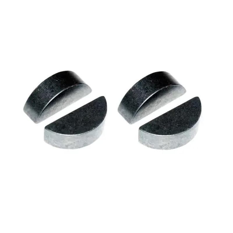 cyclingcolors 4x Clavette demi lune disque en acier DIN 6888 Arbre Transmission Tracteur Tondeuse Motoculteur Butée Lame Mécaniq