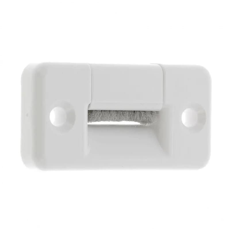 cyclingcolors Guide sangle jusqu'à 23mm de volet roulant fente oblique avec joint brosse en PVC blanc à visser Enroulement Fixat