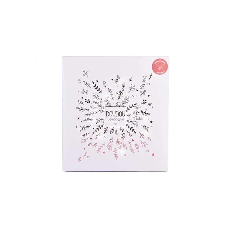 DOUDOU ET COMPAGNIE - Doudou Collector Ours Rose Édition 25 Ans avec Boîte Cadeau pour Offrir – Doudou Peluche Naissance Ultra D