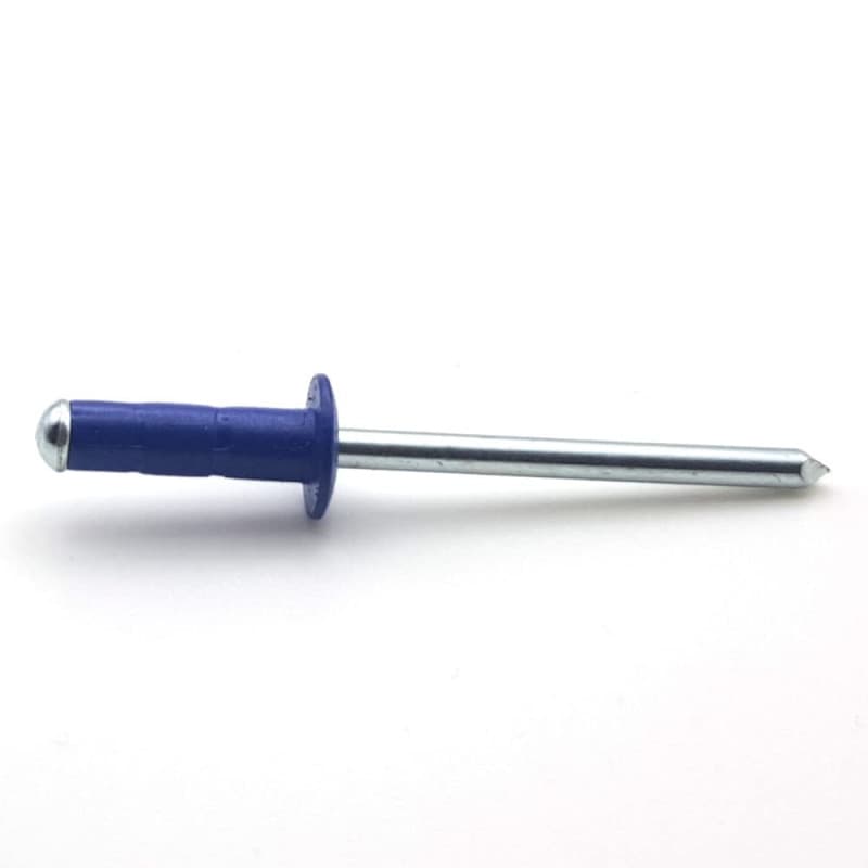 RIVETS AVEUGLE 4,8X15 MM RAL 5002 bleu outremer DIN 7337A ALU PAR 100