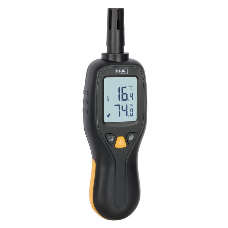 TFA Dostmann Hygromètre professionnel, 31.1066.01, thermomètre numérique rapide et précis, de -50 à +70 °C, contrôle de l’humidi