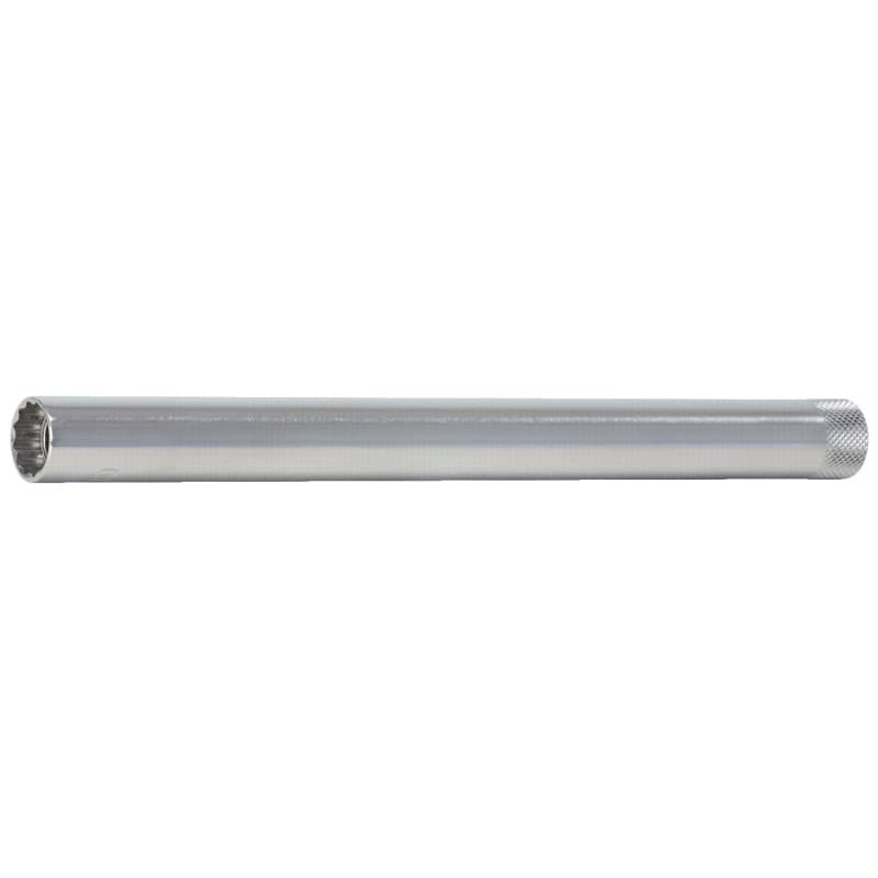 KS TOOLS 517.1141 - Douille à bougies extra-longue 12 pans 3/8" -16 mm - En Chrome Vanadium - Finition satinée Couleur