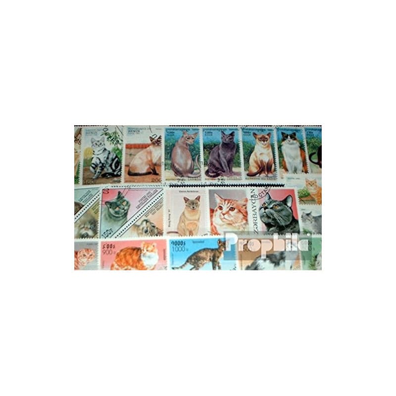 Motives 50 Divers Chats Timbres (Timbres pour Les collectionneurs) Chats/Grands félins (Lions/Tigres/léopards...)