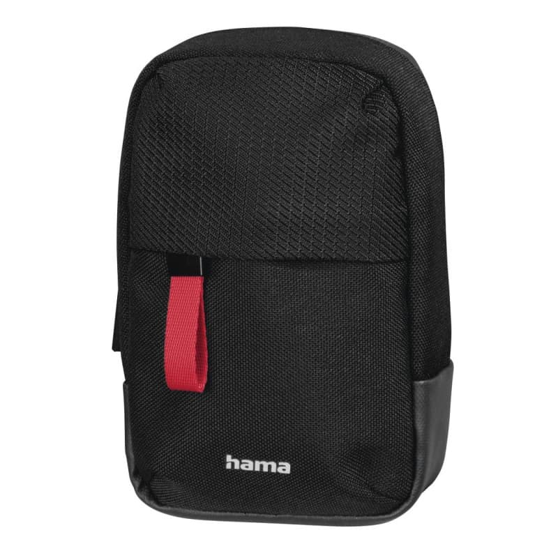 Hama Matera Petit Sac pour Appareil Photo avec bandoulière et Passant de Ceinture - Sac à bandoulière pour Petits appareils Phot