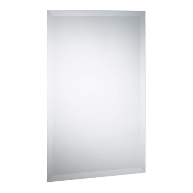 relaxdays Miroir sans Cadre, Glace Murale 40x60 cm, Format Portrait et Paysage, facettes pour Salle de Bain, Clair