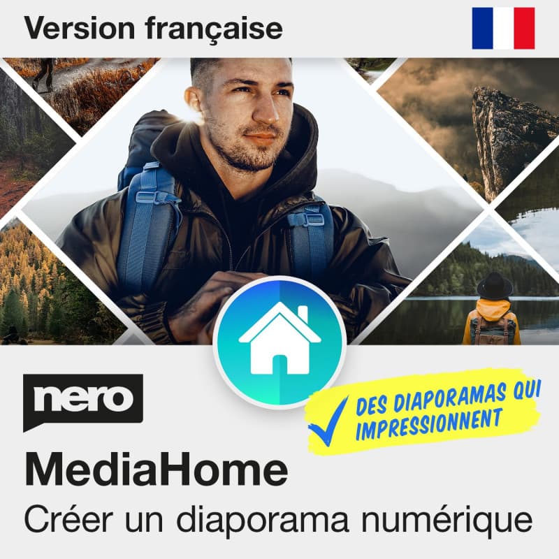 Nero Créer un diaporama | Slideshow Maker | Créer des diaporamas avec des photos, de la musique et des vidéos | Windows 11 / 10