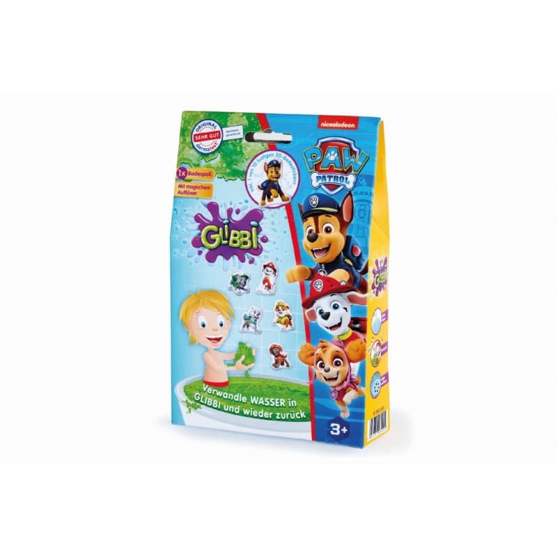 Simba Glibbi Paw Patrol 105953531 – Jouet de Bain en Poudre Qui transforme l'eau en Une Masse Verte, Semblable à du Gel, avec Au