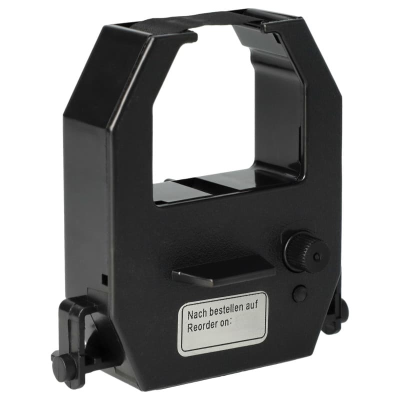 vhbw Ruban encreur remplacement pour Amano CE-315150, CE-315152 pour imprimante matricielle ou de reçus - noir