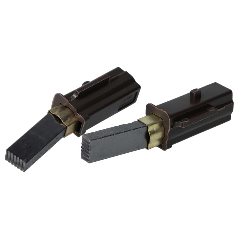 vhbw 2x balais charbon compatible avec Elek Trends ET 1510, ET 3100 P, MI 1511, MI 1411, MI 1451 aspiration centrale, noir