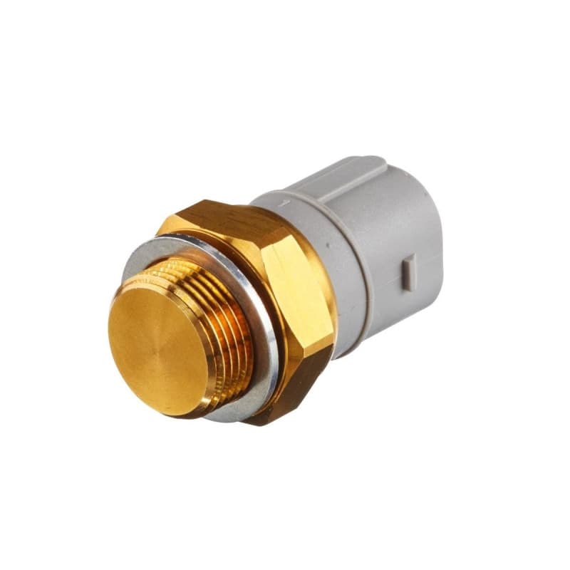 HELLA 6ZT 007 837-071 Interrupteur de température, ventilateur de radiateur - 12V - 3pôle - Fiche plate - vissé - Double sortie/