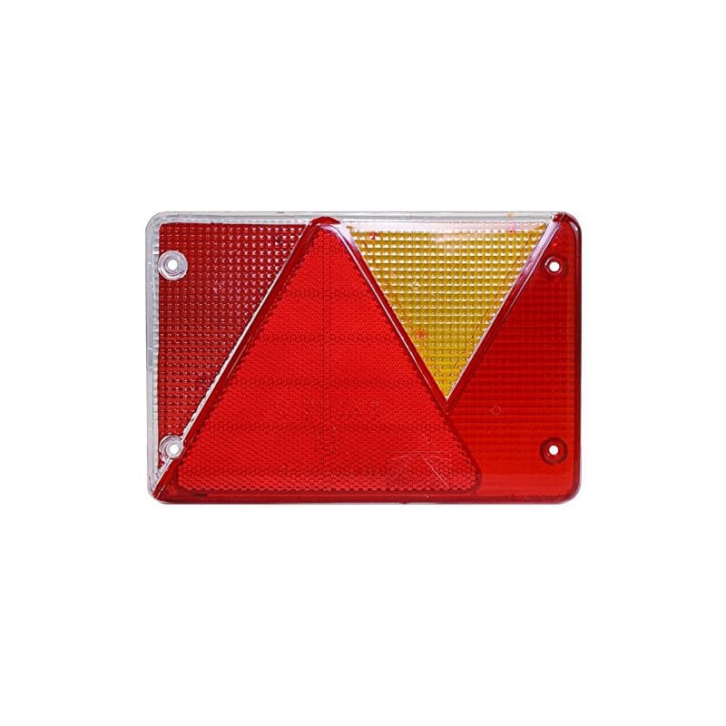 Verre de rechange pour feu arrière droit Multipoint 4 IV 18-8486-007 Pour remorque de voiture côté DROIT