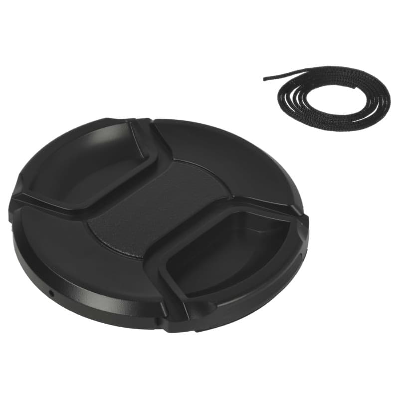 vhbw Bouchon d'objectif 72 mm Compatible avec Canon EF-S 18-200 mm 3.5-5.6 is Appareil Photo - Plastique, Noir, avec Ouverture i