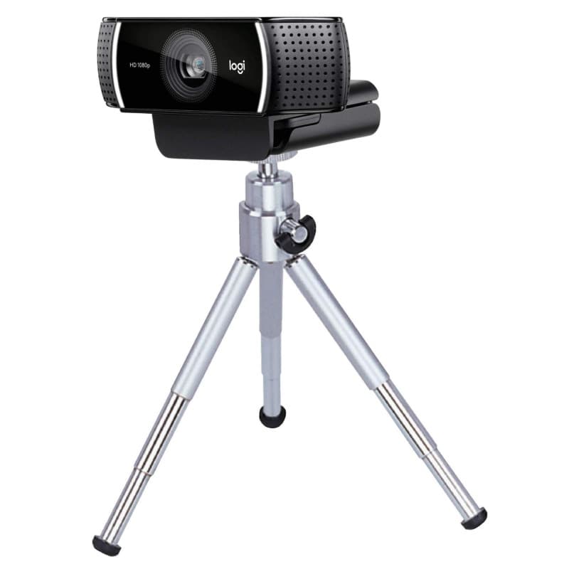 TronicXL Trépied 10 W pour Appareil Photo, Webcam, Compatible avec Logitech C920 Brio 4K C925e C922x C922 C930e C930 C615 Web Pi