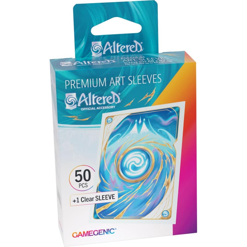 Asmodee - Gamegenic - Altered : Art Sleeves - Ice Storm - Jeux de société - Cartes à Jouer et à Collectionner - Accessoires et P
