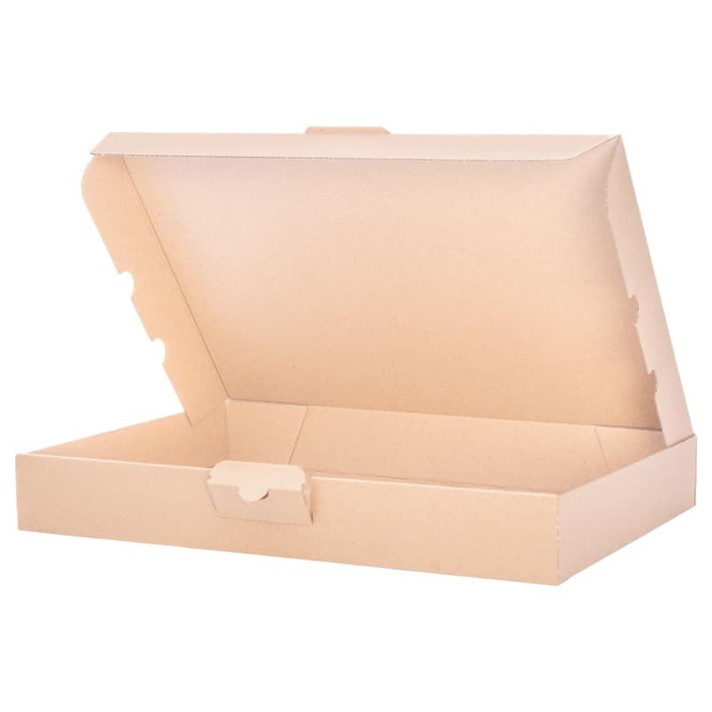 OfficeKing 25 Carton d'expédition pliable 35 x 25 x 5 cm, Marron, MB-5 cartons d'expédition extra-plats DIN A4 /B4 (34 x 24,5 x