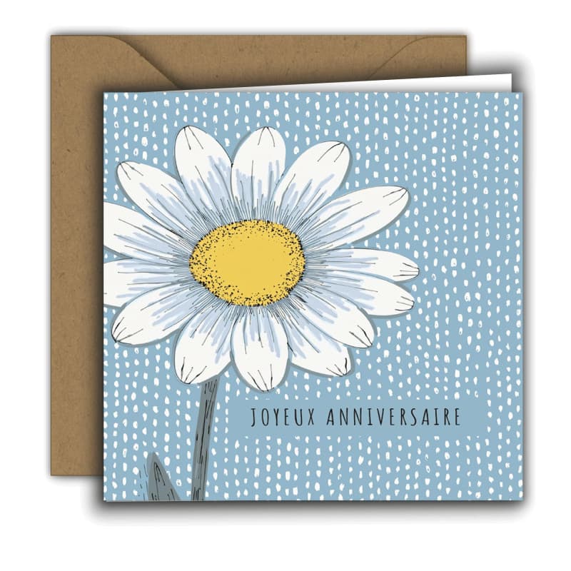 Edition Colibri d’anniversaire pour femme – Carte de vœux haut de gamme avec enveloppe – pliée carrée (15x15 cm) – Pour chèque,