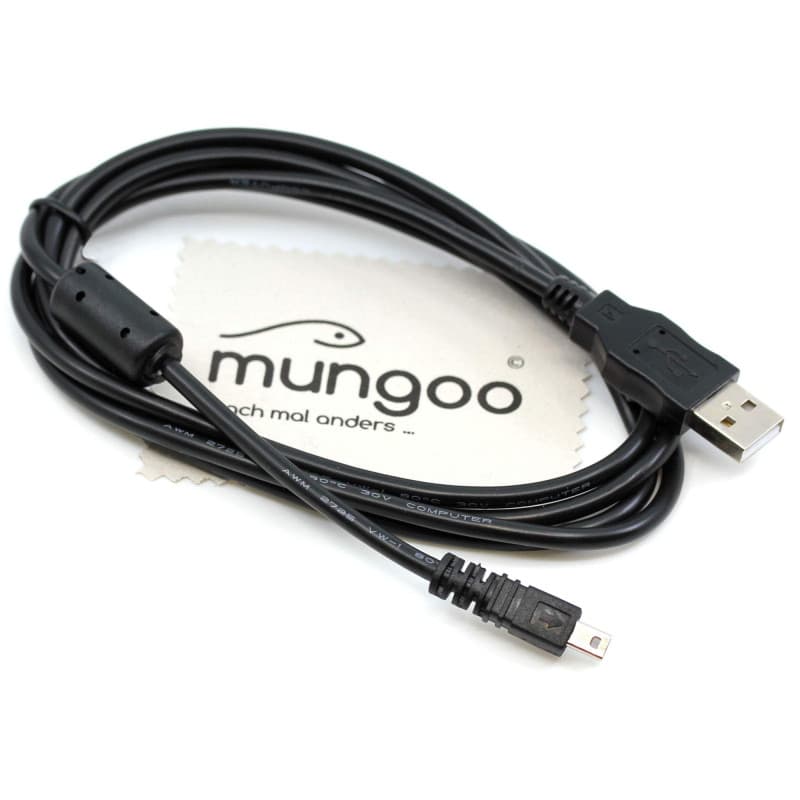 Câble de données USB Compatible avec Panasonic Lumix DMC-FZ18, DMC-FZ20, DMC-FZ200, DMC-FZ28, DMC-FZ3, DMC-FZ300, DMC-FZ4, DMC-F