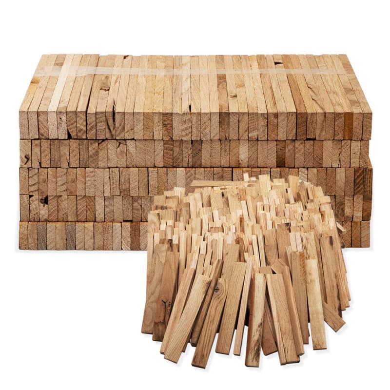 Aleko Premium 4 kg de bois de chauffage ou de charbon de bois – Allume-feu en bois de chêne, allume-feu bio pour barbecue, four