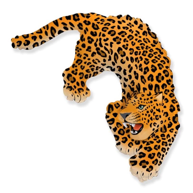 Ballonim® Leopard Ballon Gonflable env. 80 cm Décoration de fête d'anniversaire