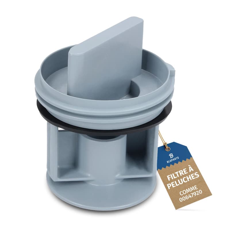 Filtre à peluches pour machine à laver - Convient comme le numéro de pièce d'origine 00647920 - Passoire anti-peluches pour dive