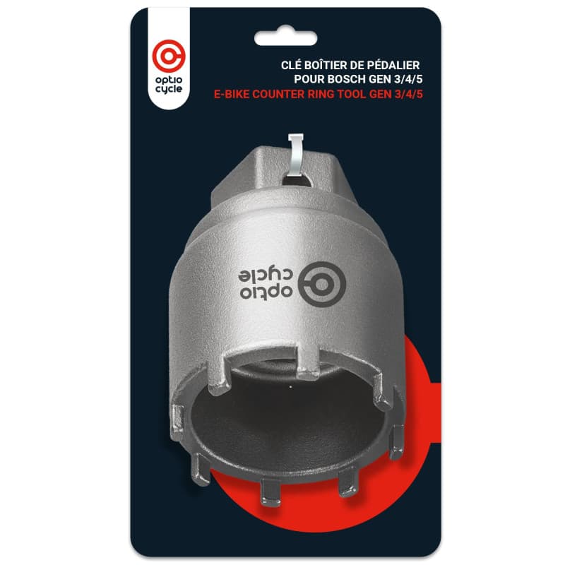 Optio Cycle Clé Boîtier de Pédalier pour Bosch Gen 3/4/5 - Démonte Pignon et Outil pour Pédalier | Clé Pédalier Robuste pour Ent