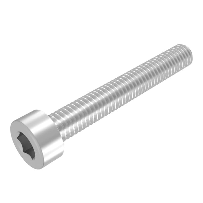 SECCARO Lot de 20 vis cylindriques M10 x 70 mm, en acier inoxydable V2A VA A2, DIN 912 / ISO 4762, à six pans creux, filetage co
