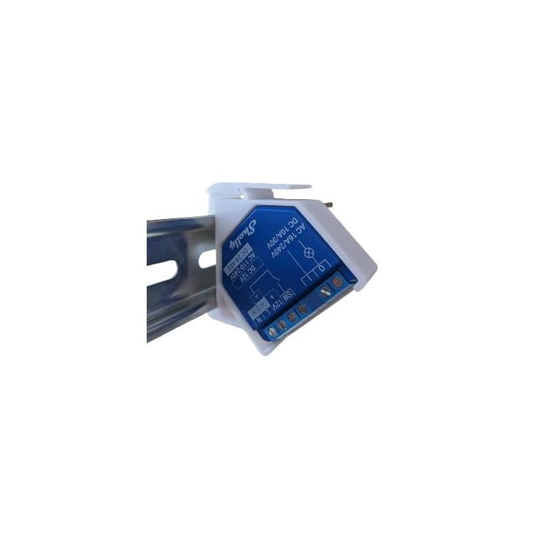 Lot de 2 adaptateurs pour rail DIN Shelly Plus/support de rail DIN (35 mm)