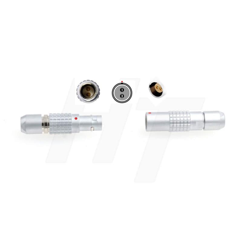 HangTon 0B PHG FGG Connecteur circulaire 2 broches Connecteurs mâles femelles pour extension d'alimentation