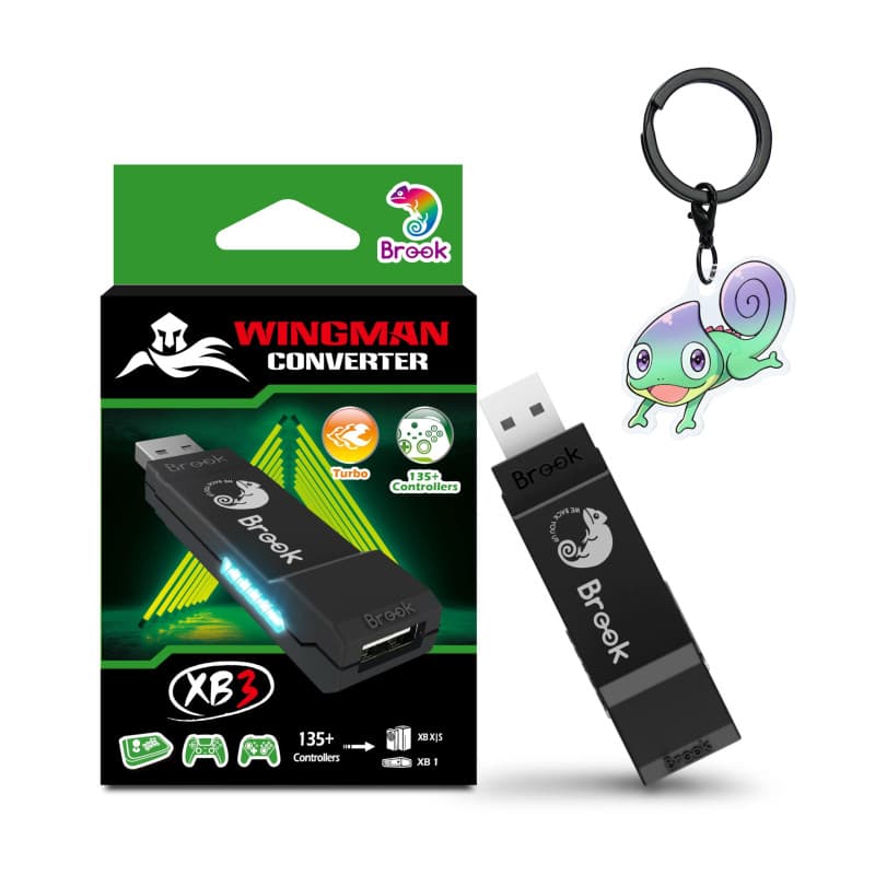 Brook Wingman XB 3 Converter – Elevate Your Gaming Adaptateur sans fil pour Xbox Series X/S, Xbox One et PC avec fonctions Remap