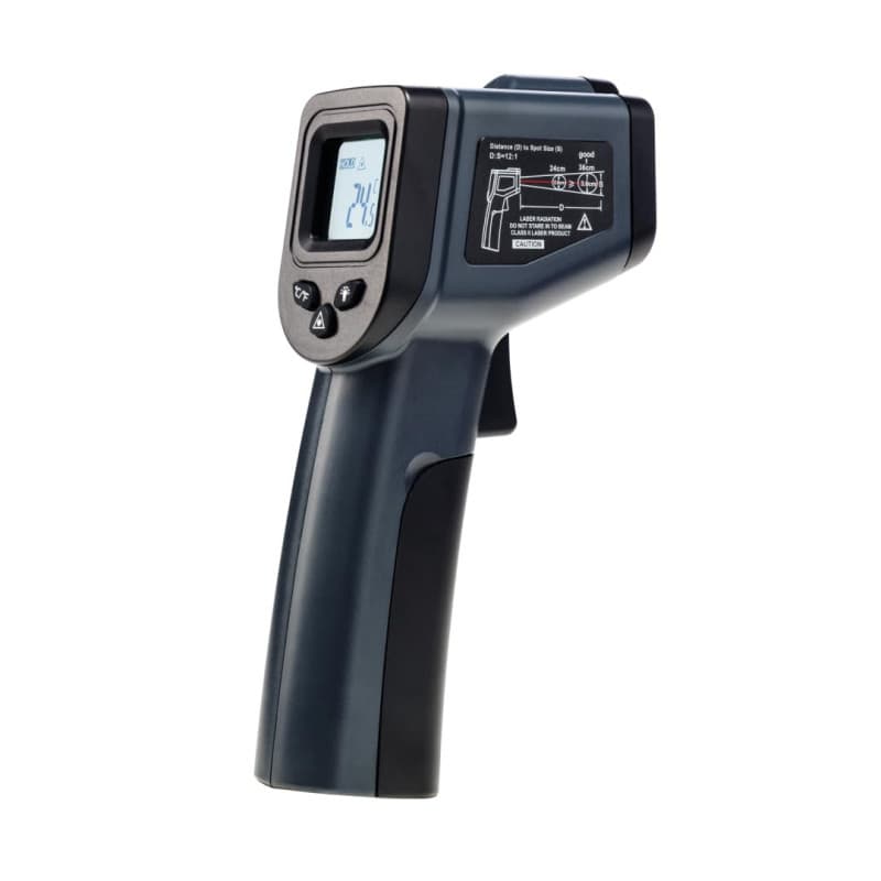 Forneza Thermomètre infrarouge I Thermomètre numérique jusqu'à 550 °C I Facile à utiliser Thermomètre infrarouge laser sans cont